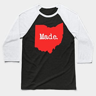 Ohio Made OH Red Baseball T-Shirt